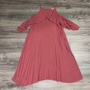 Dusty Rose Off-the-Shoulder Mossimo Supply Co. Dress, Size XL